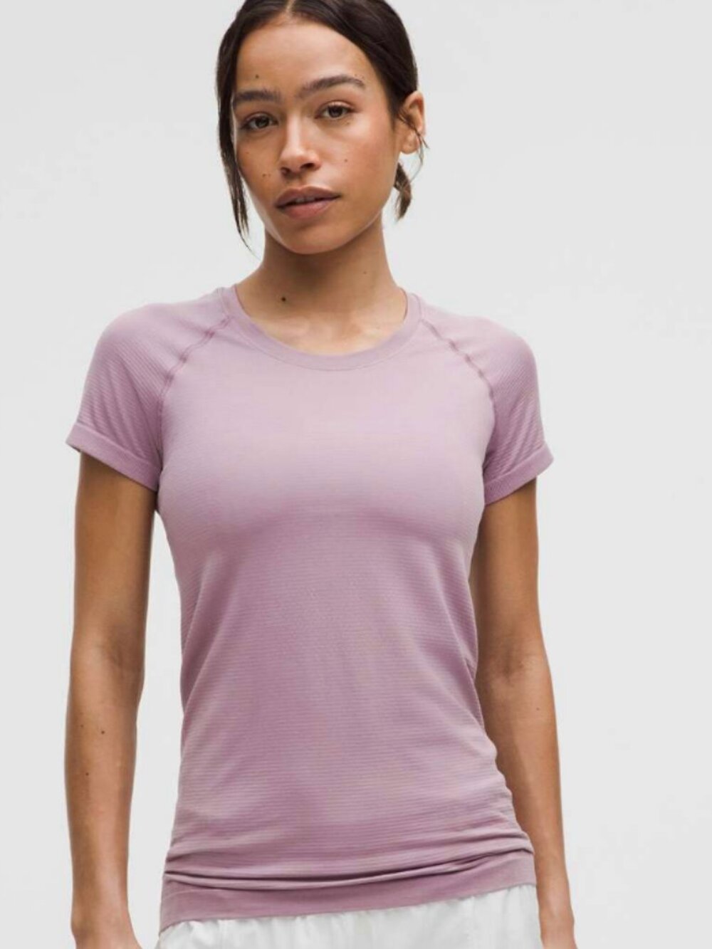 Lululemon Swiftly Tech Short Sleeve 2.0 Lavender Lux Purple Size 14 New